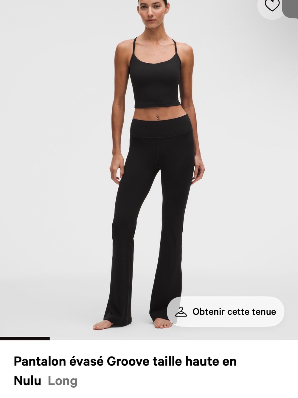 Tall lululemon athletica Black High-Rise Groove Flare Pants